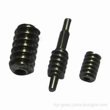Worm Gear Shaft, Customized Designs are Accepted, with Single Thread Worm